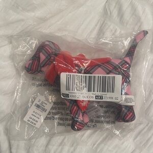NWT Pink Plush Dog